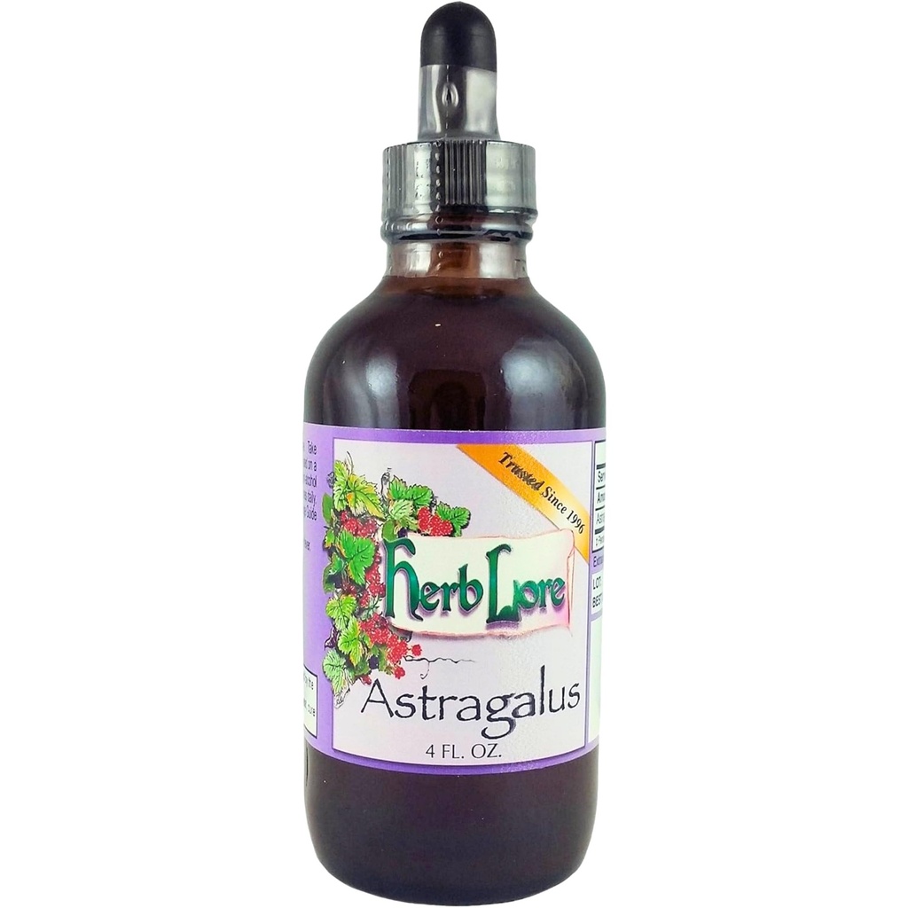 Herb Lore Astragalus Tincture – Liquid Astragalus Root Extract Drops - Immune System Support – 4 Fl Oz