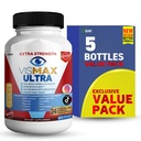 Vismax Ultra Vision Support Supplement, 60 Capsules, 24 Premium Ingredients with Vitamins and Minerals, 30-Day Supply (5)