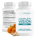 PUREHEALTH RESEARCH Complete Vision Formula - Eye Vitamins & Mineral Supplement - Lutein and Zeaxanthin Supplements for Men & Women - with Eyebright Herb, Zinc, Copper, Bilberry & More - 60 Capsules