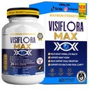 VisiFlora Max Eye Health Supplement, Vitamins and Minerals, Lutein, Bilberry Extract, 60 Capsules (1)