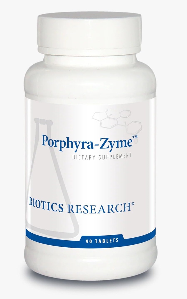 BIOTICS RESEARCH Porphyra-Zyme - Concentrated Chlorophyll & Porphyrin Supplement, Botanical Detox Support with Chlorophyllin & Phytonutrients - 90 Tablets