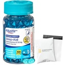 Diphenhydramine 50mg- Equate softgels Maximum Strength HCl 100ct (Pack of 1), Set by Basket Goods