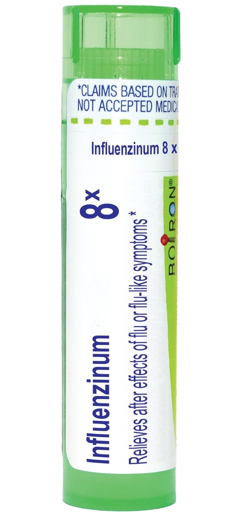 Boiron Influenzinum 8X for After Effects of Flu or Flu-Like Symptoms - 80 Pellets