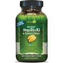 Irwin Naturals High Potency Mega D3 & K2 + εκχύλισμα κουρκουμά — 60 υγρά μαλακά γέλη