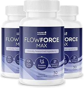 FlowForceMax βοτανικό συμπλήρωμα υποστήριξης - Φυσικό φυτό-βασισμένη Φόρμουλα με Saw Palmetto Extract 