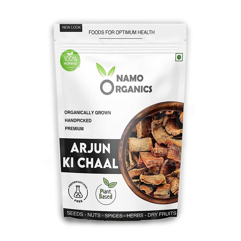 DMB TRADE Organic Arjun ki Chaal - 400 Gm - Arjuna Bark - Sourced from 100% Organic Farms