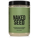 Naked Seed - 4 Seed Protein Powder, Only 4 Ingredients - Chia, Watermelon, Sunflower and Pumpkin Seed - Gluten-Free, Soy Free, Vegan, No Gmos, No Artificial Sweeteners - 15 Servings