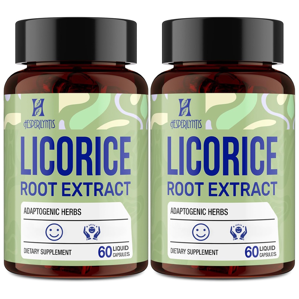 DGL Licorice Root Extract | Deglycyrrhizinated Licorice Root Extract with Ashwagandha, Rhodiola, Holy Basil | Digestive, Stomach Lining, Gut & Emotional | Max Absorption, 120 Liquid Capsules