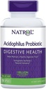 Natrol Acidophilus 100mg Κάψουλες, Άγευστα, Μωβ, 150 Count, Συσκευασία των 3