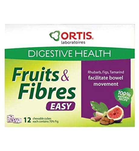 Ortis Fruits and Fibres - 12 chewable Fruit Cubes - 2 Pack