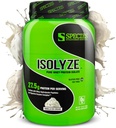 Species Nutrition Isolyze Whey Protein Powder, 100% Whey Isolate for Muscle Building, 27.5g Protein Per Scoop, No Sugar & Low Fat (Vanilla Ice Cream, 22 Servings)