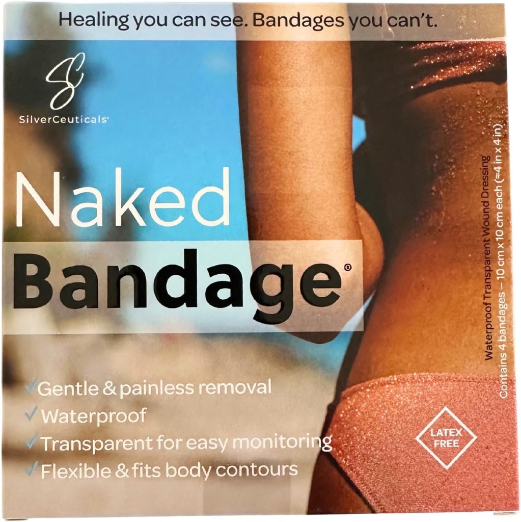 Γυμνές γάζες - Κρατήστε τις περικοπές scrapes Burns & Tattoos Moist - Αναπνοή & Διαφανές - Επάγγελμα Monitor - Πόνος Δωρεάν αφαίρεση - Νερό & Εφίδρωση Ανθεκτικό - Σφραγίδες έξω βρωμιά - (4) 4in x 4in φύλλα