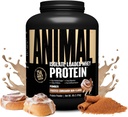 Animal Whey Isolate Protein Powder - Loaded for Pre & Post Workout Muscle Builder and Recovery with Digestive Enzymes for Men & Women - 25g Protein, Great Taste, Low Sugar - Frosted Cinnamon Bun 4 lbs