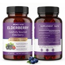 5-in-1 Elderberry Capsules | Immune Support with Vitamin C, Zinc, Vitamin D3 & TurmericImmune Balance、Gut Health、Respiratory Health、Anti-Inflammatory、Seasonal Immune Support | 120 Non-GMO