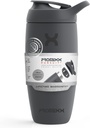 Promixx Pursuit Shaker μπουκάλι μονωμένο από ανοξείδωτο χάλυβα μπουκάλι νερό και shawer Κύπελλο, 18oz, Graphite Gray