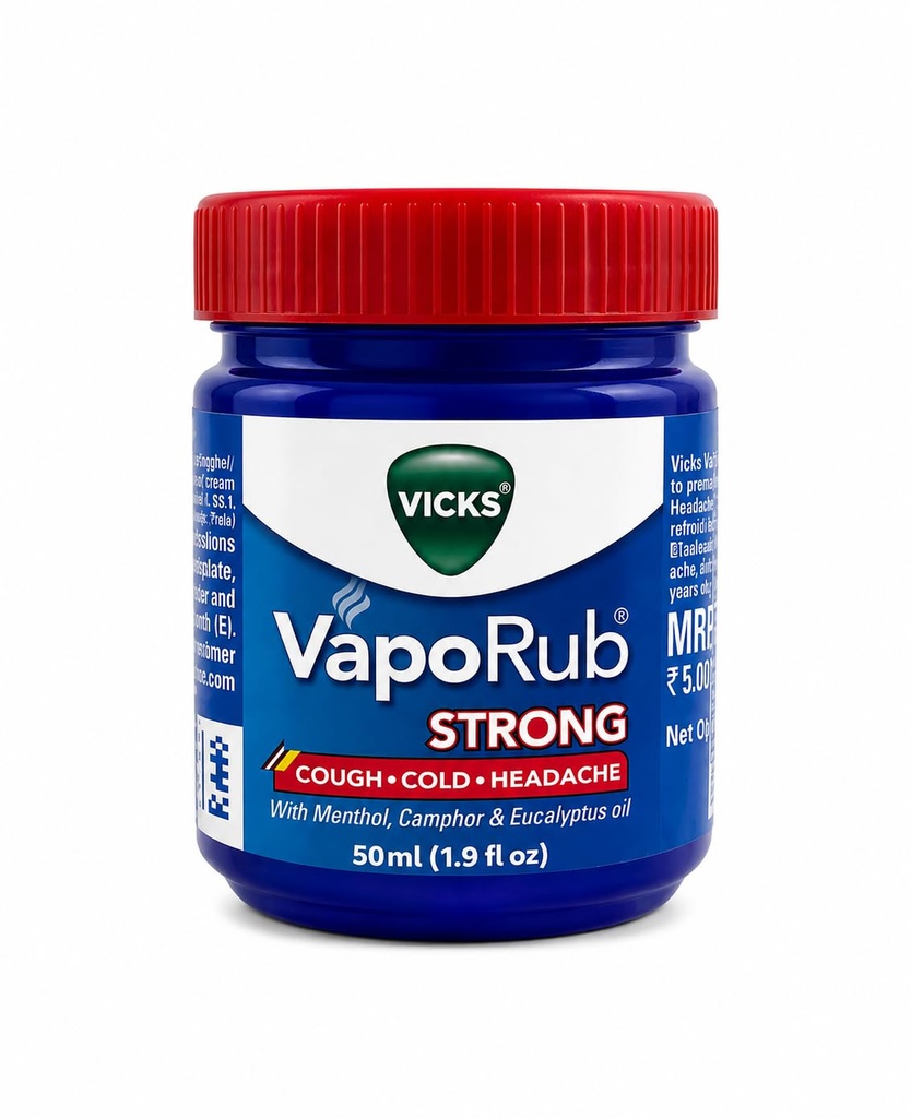 Vicks Vaporub 50ml/1.6oz Strong