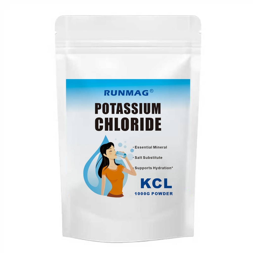 Potassium Chloride, Salt Substitute, Food Grade Powder 1kg (2.2 lbs)