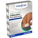 Thera|Care Maximum Strength OTC Pain Relief Patch | 4% Lidocaine Patch | 3.9” x 5.5” | 6-Count Box