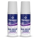 Theraworx Nighttime Maximum Strength Pain Relief Roll-on with Lidocaine – 2.5 oz - 2 Count