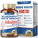 Totaria Alpha Lipoic Acid Neuropathy Supplement - Nerve Health, R Alpha Lipoic Acid 600mg, ALA Supplement Healthy Nerve Function Metabolism and Cell Energy, Non-GMO, Gluten Free, Vegan Safe