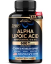 Alpha Lipoic Acid 600mg - ALA Supplement Antioxidant for Nerve, Energy & Metabolism Support - Extra Strength with Benfotiamine, B1 & B12 - Lab Tested, NON-GMO & Vegan - 240 Capsules, 4 Month Supply