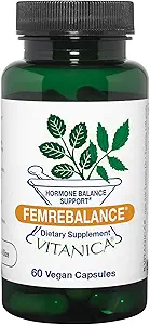 Vitanica FemRebalance, Hormone Balance Support for Women, Vegan, 60 Capsules