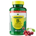 Extra Strength Vitamin B12 Fast-Dissolve Tablets 5,000 mcg - Cherry Flavor, 300 Count - Daily B12 Supplement (Pack of 1)