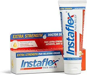 Healthy Directions Instaflex Extra Strength Pain Relief Cream, with 2X The Pain-Fighting Ingredients, Rubs Out Your Toughest Muscle and Joint Pain (4 oz)