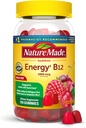 Nature Made Energy B12 1000 mcg, Dietary Supplement for Energy Metabolism Support, 150 Gummies, 75 Day Supply