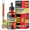 11in1 Magnesium Glycinate Liquid Drops with Taurate, Citrate, Ashwagandha, Bromelain, Marshmallow Root, L-Theanine, Passion Flower, and More - 30ml 1 Fl Oz