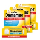 Dramamine Motion Sickness Original, for Nausea Relief During Travel, 12 Count, Pack of 3