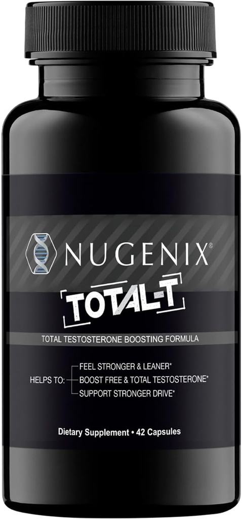 Nugenix Total-T, Δωρεάν και Total Booster τεστοστερόνης συμπλήρωμα για τους άνδρες, 42 Count