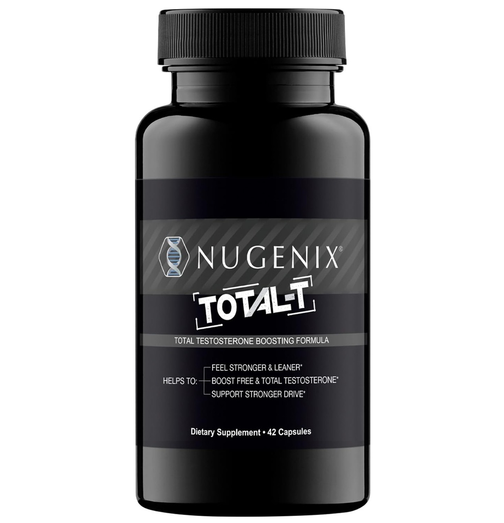 Nugenix Total-T, Δωρεάν και Total Booster τεστοστερόνης συμπλήρωμα για τους άνδρες, 42 Count