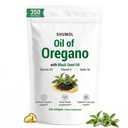 Oil of Oregano with Black Seed Oil, Oregano Oil Capsules | 350 Softgels | Garlic Oil, Vitamin D3 & E | Immune & Digestive Support | Oil of Oregano Softgels | Non-GMO, Gluten-Free, Easy to Swallow