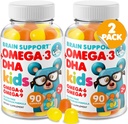 DR. MORITZ Omega 3 Παιδιά Gummies (180 Count), Vegan Omega3 Gummies για παιδιά χωρίς ιχθυέλαιο, βιταμίνες για την υγεία του εγκεφάλου και της καρδιάς, χωρίς γλουτένη Ωμέγα 3 6 9