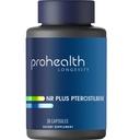 ProHealth Nicotinamide Riboside + Pterostilbene | 30 Capsules | NAD+ Support Plus Sirtuin Activation for Optimized Aging | USA Manufactured, Triple Lab-Tested