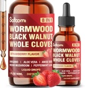 Satoomi 8in1 Υγρές σταγόνες Wormwood με Μαύρο Καρύδι, Ολόκληρα γαρίφαλα και 5 Περισσότερα - 60ml για 60 ημέρες προσφοράς