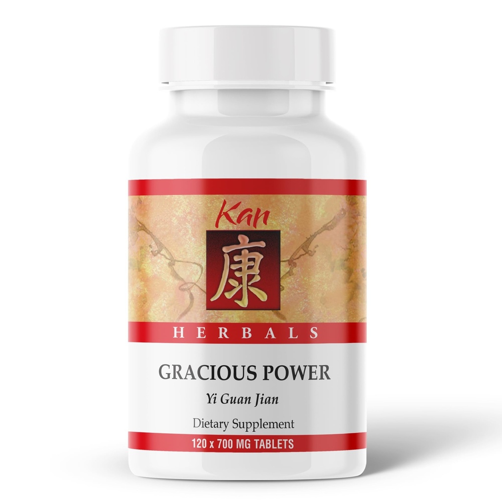Kan Herb Company Gracious Power – Traditional Chinese Herbal Formula with Rehmannia and Dong Quai to Nourish Yin, Support Relaxed Mood, and Promote Smooth Qi Flow for Daily Balance, 120 Tablets