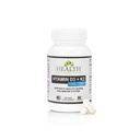 HAIOTB D3+K2: Vitamin D3 7500 IU (188mcg) + K2 200 mcg- 60 Capsules