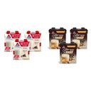 Atkins Vanilla Cream 23g & Caramel Iced Coffee 15g Protein Meal Size Shakes, Low Glycemic, Keto Friendly