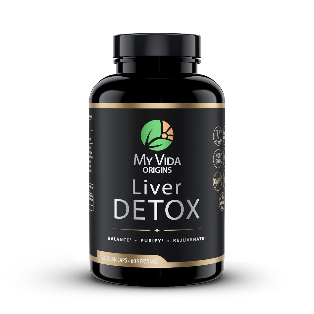 My Vida Origins Liver Detox with Organic Milk Thittle Organic Dandelion Extract and Choline with NAC – Liver Detox 120 Κάψουλες