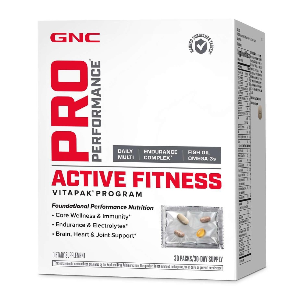 GNC Pro Performance Active Fitness Vitapak Program | 30 Servings