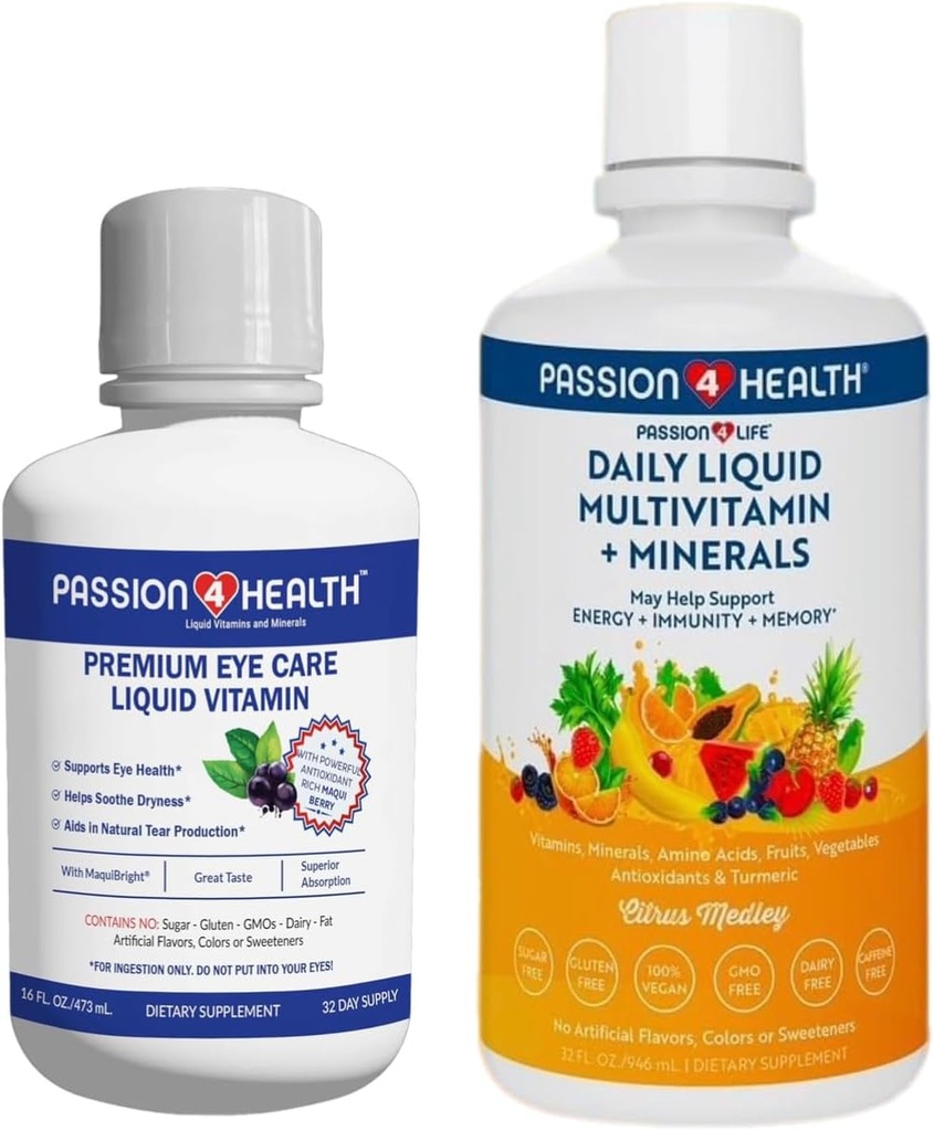 Premium Φροντίδα ματιών Υγρές Βιταμίνες Bundle