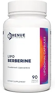 Renue By Science Berberine | 90 Berberine Supplement Capsules - 250mg Berberine per Serving | Bioavailable Formula for Increased Absorption | Non-GMO & Allergen Free | Manufactured in The USA