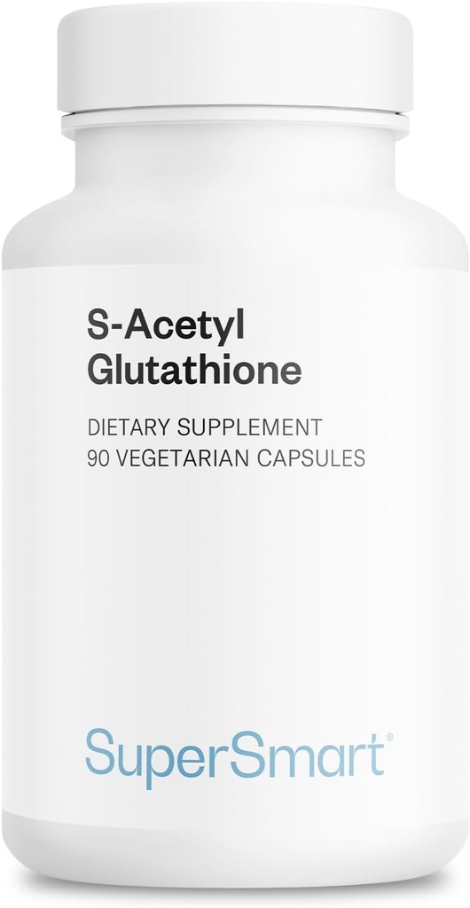 Supersmart S-Acetyl Glutathionone 300mg ανά ημέρα (Υψηλή απορρόφηση) - Σταθερή μορφή του L-Glutathione Tripeptide - Συμπλήρωμα GSH 