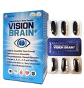 KPurity VisionBrain+ Eye & Brain Health Supplement with Lutein & Zeaxanthin - Enhances Memory, Focus, and Brain Performance - 30-Day Supply Softgels (1 Box, VisionBrain+)