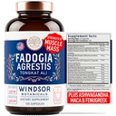 Fadogia Agrestis and Tongkat Ali Συμπληρωματικό - Fadogia Agrestis 600mg, 500mg Longjack Tongkat Ali για τους άνδρες, Maca Root, Fenugreek, Ashwagandha, Saw Palmetto to Support Energy, Stamina, Vitality - 120 Caps