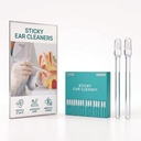 Sticky Ear Cleaning Sticks,Reusable Ear Cleaning Tools with Soft Rubber Head,Gentle Adhesive Ear Pick for Ear Wax Cleaning,Home Personal Care Hygiene Kit for Adults (24PCS, Small)