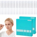 48 Pack Earwax Removal Adhesive Swabs,Sticky Ear Cleaning Stick,Adult Spiral Ear Wax Removal Ear Scoop Remover Tool,Gentle Ear Cleaner Tool,Reusable,Lightweight,For Home, Travel, Business Trips