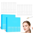 48 Pcs Sticky Ear Cleaning Stick, Earwax Removal Adhesive Swabs, New Reusable Ear Wax Removal Tools, Soft Spiral Head Adhesive Ear Pick for Safety, Gentle Wax Removal Sticks for All Ages